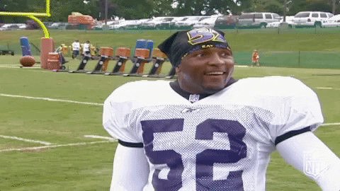 Ray Lewis Cracking Up GIF