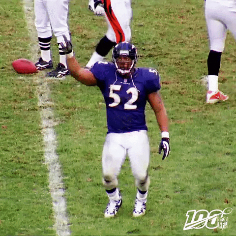 Ray Lewis Dancing In Football Field GIF