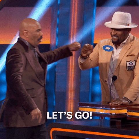 Ray Lewis Fist Bump Steve Harvey GIF