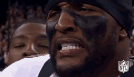 Ray Lewis Grinding And Angry GIF
