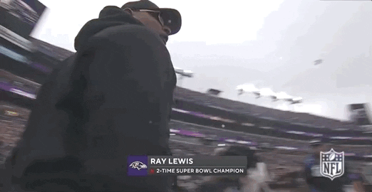Ray Lewis Lets Go Shouting GIF