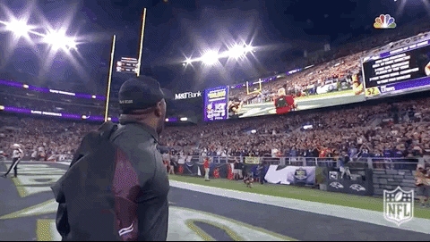 Ray Lewis Shouting In Middle Field GIF