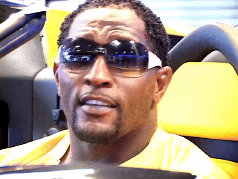 Ray Lewis Wearing Shades GIF