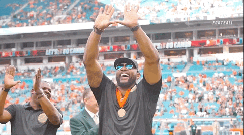 Ray Lewis With Hands Up High GIF