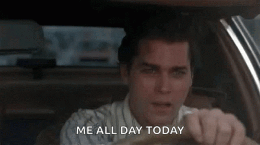 Ray Liotta Driving All Day Today GIF