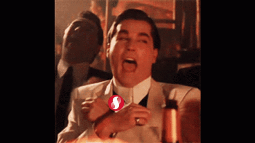 Ray Liotta Laughing Out Loud Goodfellas GIF