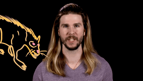 Raygun Shoots In Front Of Man GIF