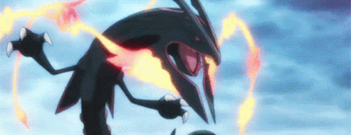 Rayquaza Fight Scene GIF