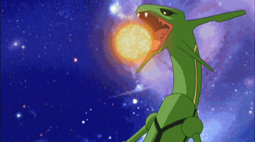 Rayquaza Fire Manipulation Attack GIF