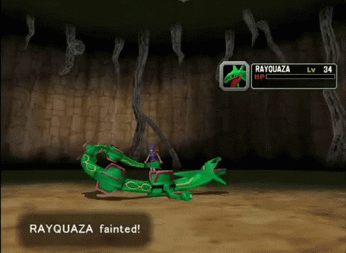 Rayquaza Level Thirty Four GIF