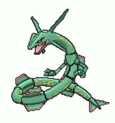 Rayquaza Pokémon Character GIF