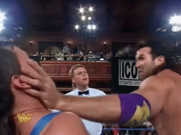 Razor Ramon Chopping The 123 Kid GIF