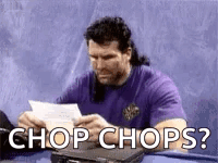 Razor Ramon Reading Paper Chop Chops GIF