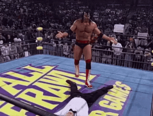 Razor Ramon Suck It Action On Referee GIF
