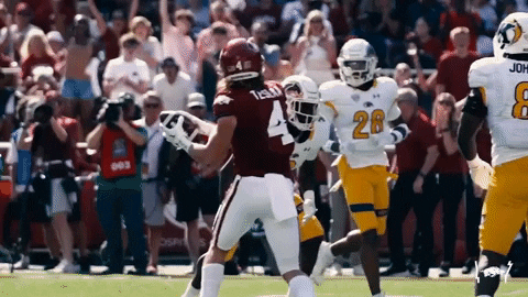Razorbacks Player Gesturing To Go There GIF
