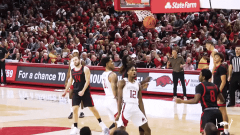 Razorbacks Player Getting Hyped Up GIF