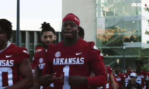 Razorbacks Plays Rolling Finger Gesture GIF