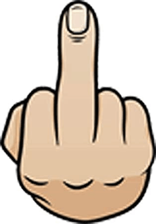 Reaction Middle Finger Meme GIF