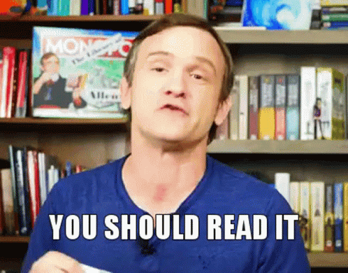 Reading Is Fundamental Allenxandria Recommending GIF