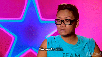 Reading Is Fundamental Jujubee Rupaul's Dragrace GIF