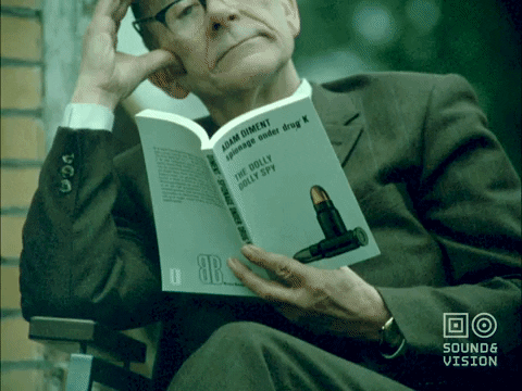 Reading Is Fundamental Old Man Collapsed House GIF