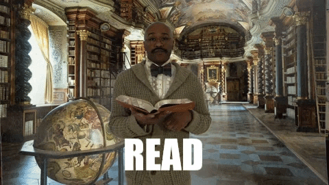 Reading Is Fundamental Robert Blackmon Turning Page GIF