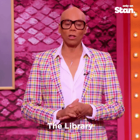 Reading Is Fundamental Rupaul Library Is Open GIF