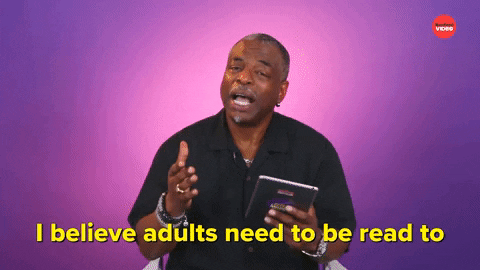 Reading Rainbow Levar Burton Adults Need To Read GIF