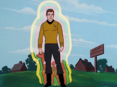 Reading Rainbow Star Trek Kirk Mage Zap GIF