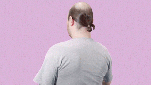 Funny Always Ready Man Bun Hair Flip GIF