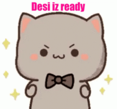Desi Is Ready Peach And Goma GIF
