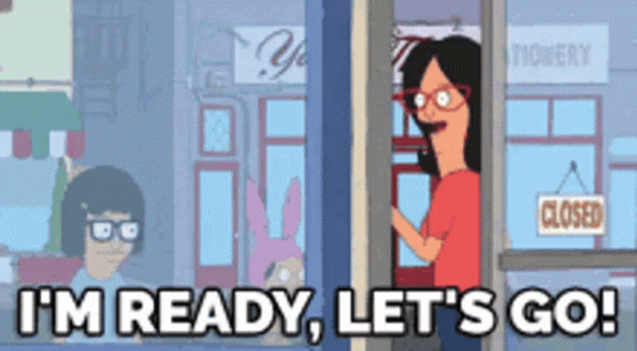 Ready Let's Go Bob's Burgers GIF