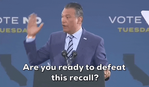 Ready To Defeat This Recall Gavin Newsom GIF