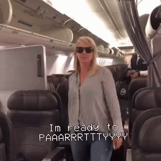 Confident Woman Ready To Party GIF