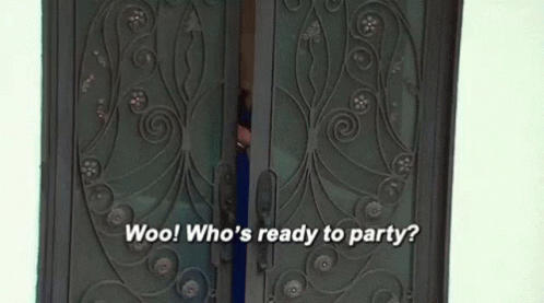 Excited Woman Who Is Ready To Party GIF