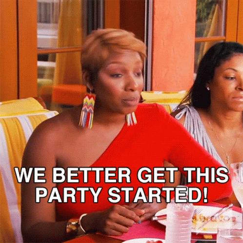 Empowered Woman Ready To Party GIF