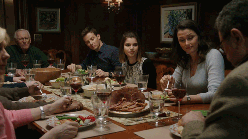 Reagan Family Dinner From Tv Series Blue Bloods GIF