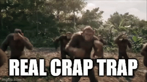 Real Crap Trap Gorilla Dancing GIF