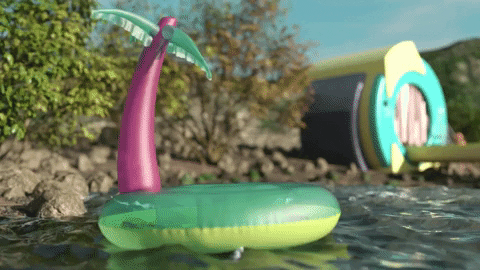 Real Floaties Floating GIF