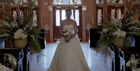 Real Floral Bouquet Bride Wedding GIF
