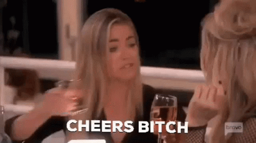 Real Housewives Beautiful Denise Richard Cheers GIF