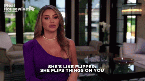 Real Housewives Entertaining Lisa Pippen Flipper GIF