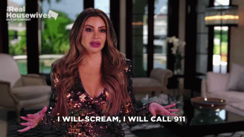 Real Housewives Intense Larsa Pippen 911 GIF