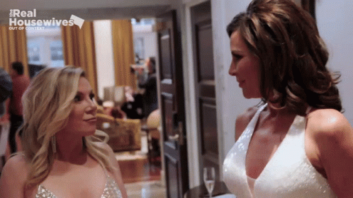 Real Housewives Luann Ramona Laughing GIF