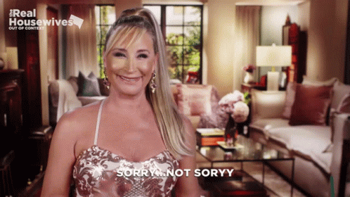 Real Housewives Sonja Morgan Laughing Not Sorry GIF