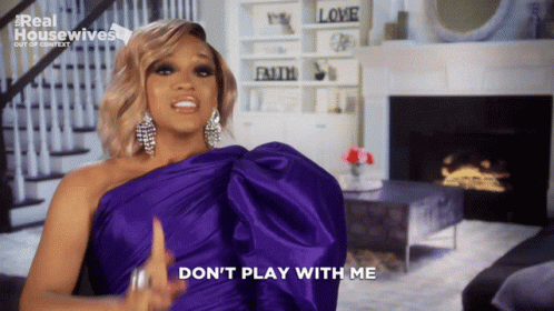 Real Housewives Stunning Drew Sidora Dont Play Me GIF