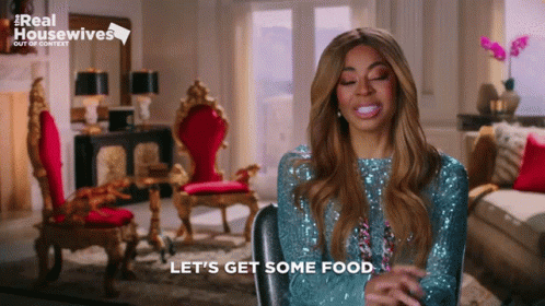 Real Housewives Stunning Mary Cosby Clapping Food GIF