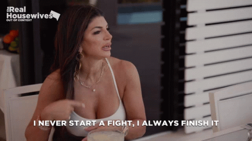 Real Housewives Teresa Giudice Finish Fight GIF