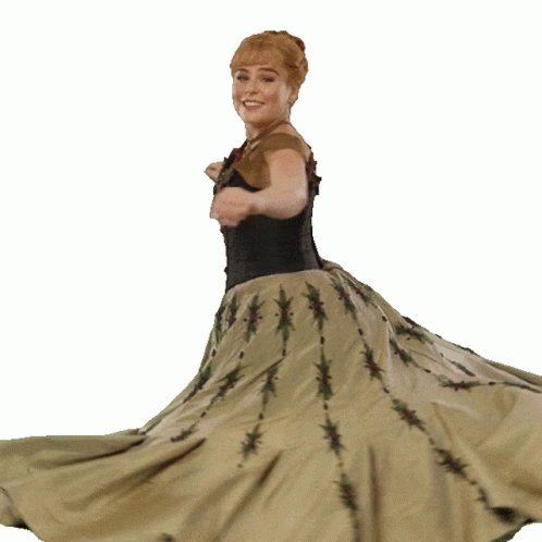 Real Life Anna Twirl GIF