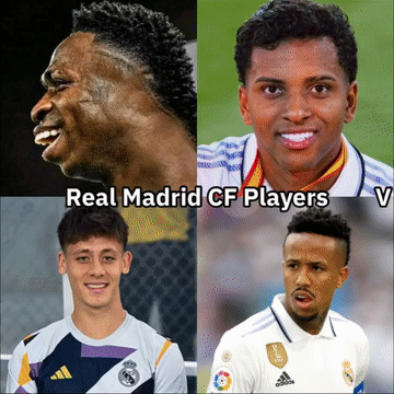 Real Madrid Players Face Comparison GIF